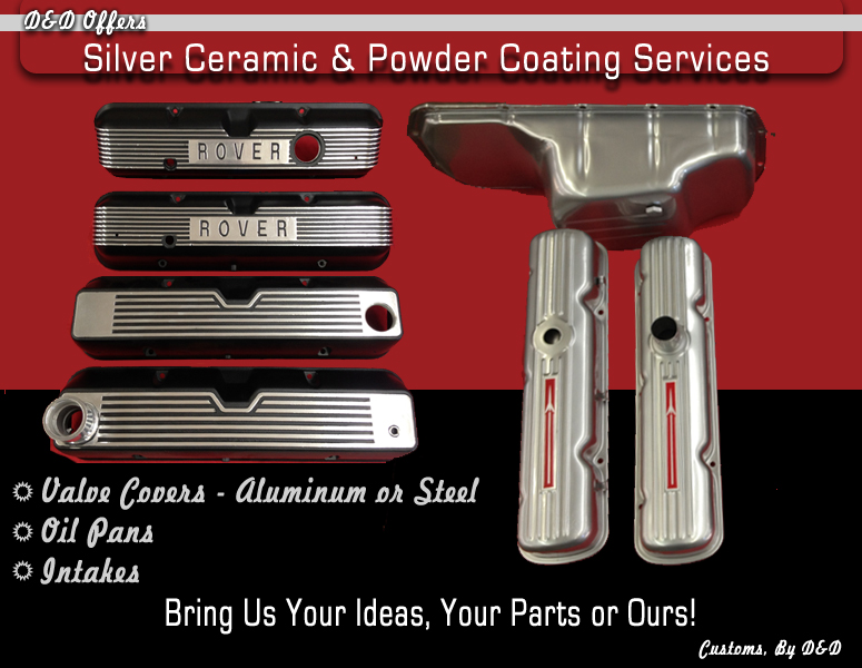 Silver Ceramic and Powder Coating Services Available